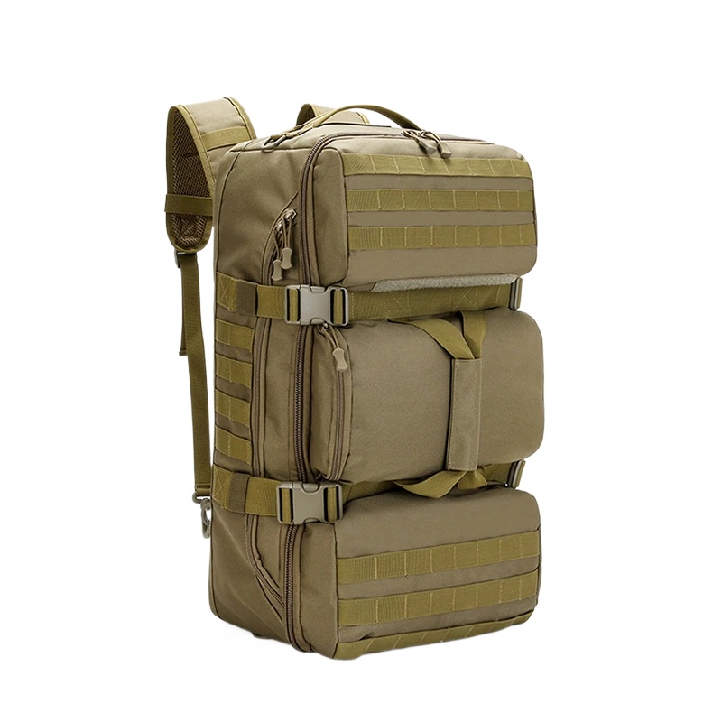 Outdoor Adventure Backpack - กระเป๋าเป้เดินทางยุทธวิธีกระเป๋าเป้สะพายหลังกันน้ำกระเป๋าเดินป่ากลางแจ้งไนลอนกระเป๋าสะพายไหล่สำหรับตั้งแคมป์ปีนเขา