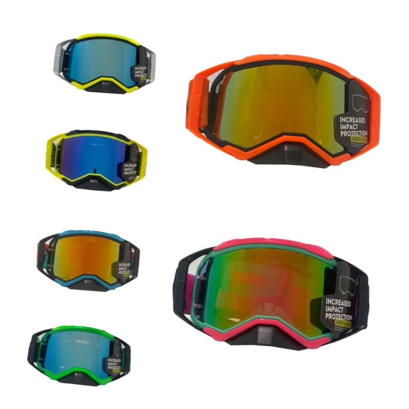 Outdoor Adventure Sports - แว่นตาป้องกันสำหรับกีฬาแบบปรับได้ ป้องกันฝุ่นและลม สำหรับการขี่จักรยานออฟโรดและการผจญภัยบนสกี