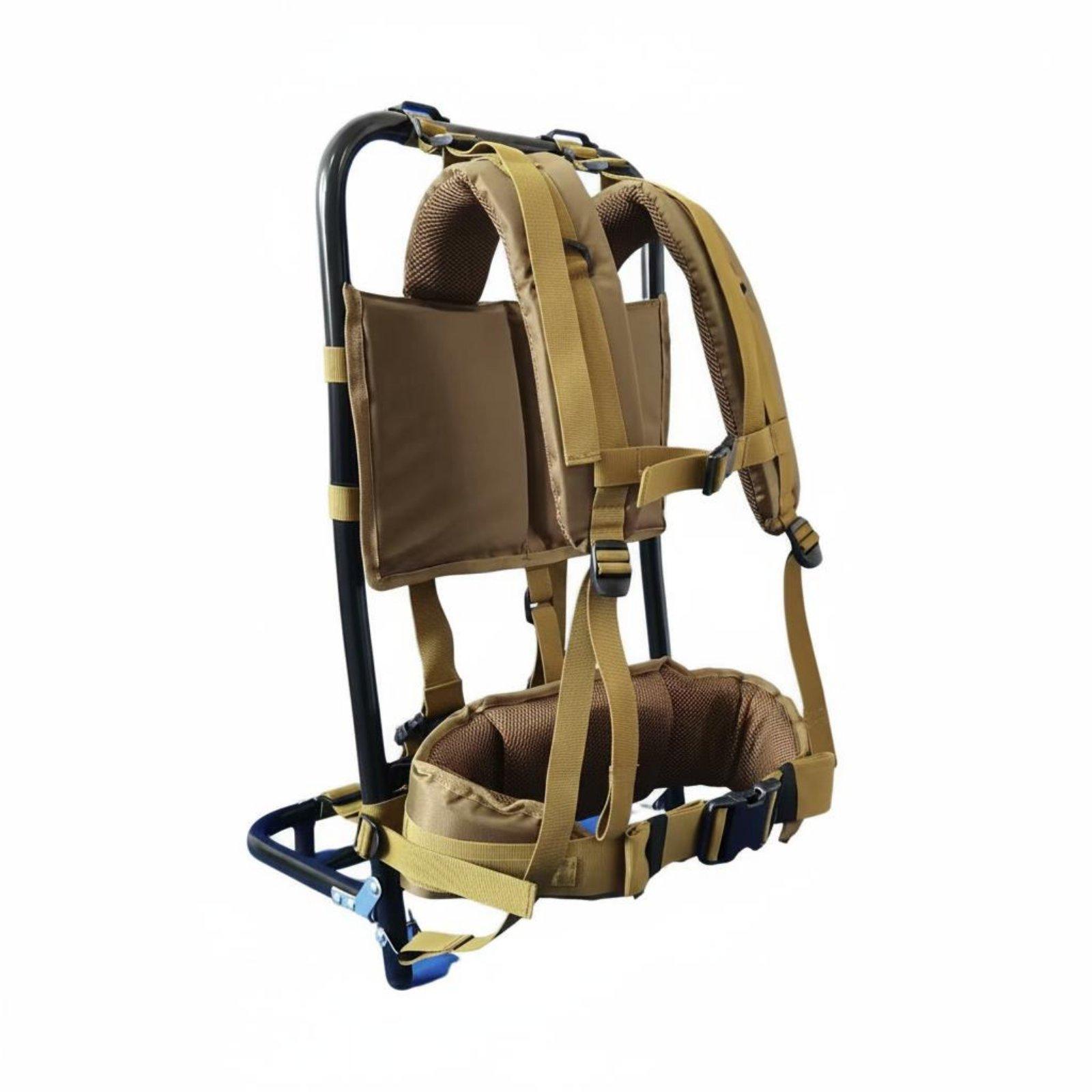 Outdoor Adventure Backpack - โครงกระเป๋าเป้เดินป่าแบบพับได้ทำจากอะลูมิเนียมน้ำหนักเบาสำหรับการผจญภัยกลางแจ้ง