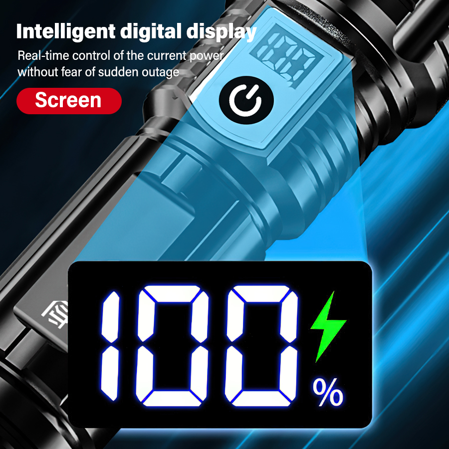 ไฟฉาย LED กำลังสูง 200000LM แบ - Outdoor Adventure Trips บทวิจารณ์และราคา