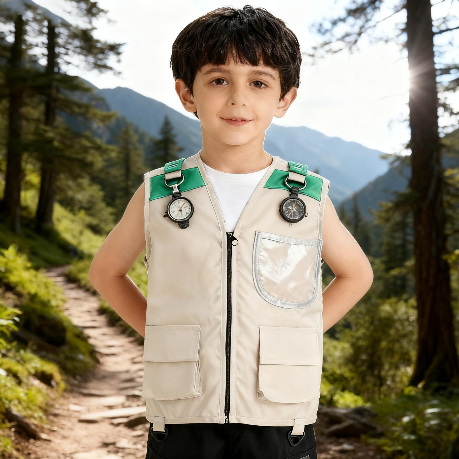 ชุดเสื้อกั๊กนักสำรวจสำหรับเด็ก - Outdoor Adventure Kit For Kids บทวิจารณ์และราคา