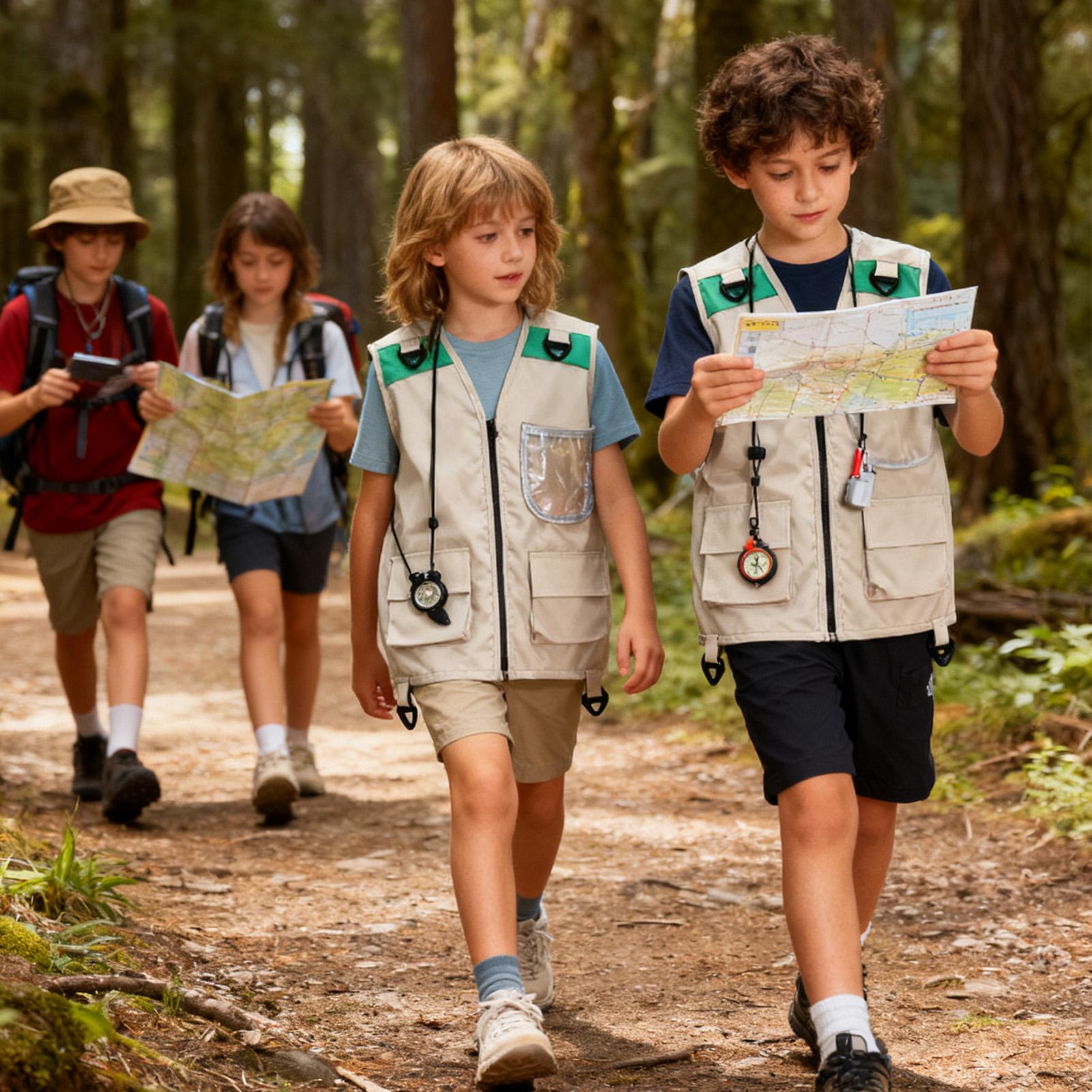 ชุดเสื้อกั๊กนักสำรวจสำหรับเด็ก - Outdoor Adventure Kit For Kids บทวิจารณ์และราคา