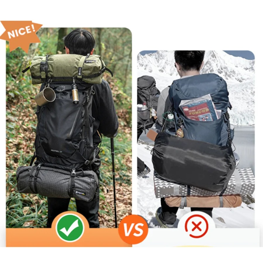 กระเป๋าเป้สำหรับการผจญภัยกลางแ - Outdoor Adventure Backpack บทวิจารณ์และราคา