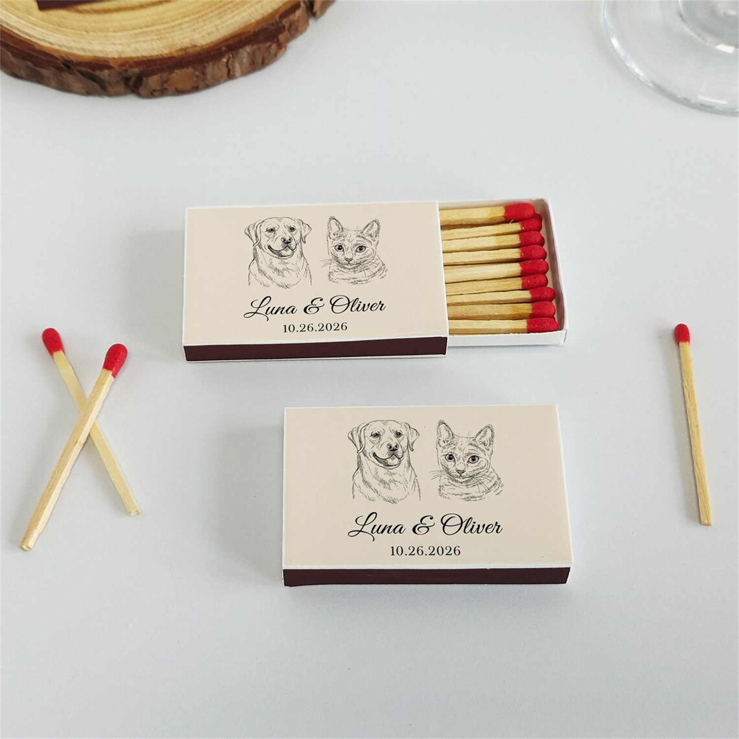 กล่องไม้ขีดไฟสำหรับงานแต่งงานธ - Outdoor Adventure Birthday Party บทวิจารณ์และราคา