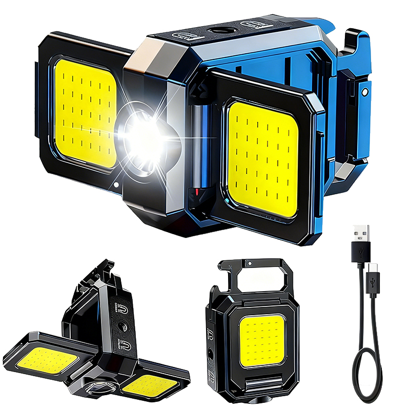 ไฟฉายขนาดเล็กพวงกุญแจไฟ COB ไฟ - Outdoor Adventure Trips บทวิจารณ์และราคา