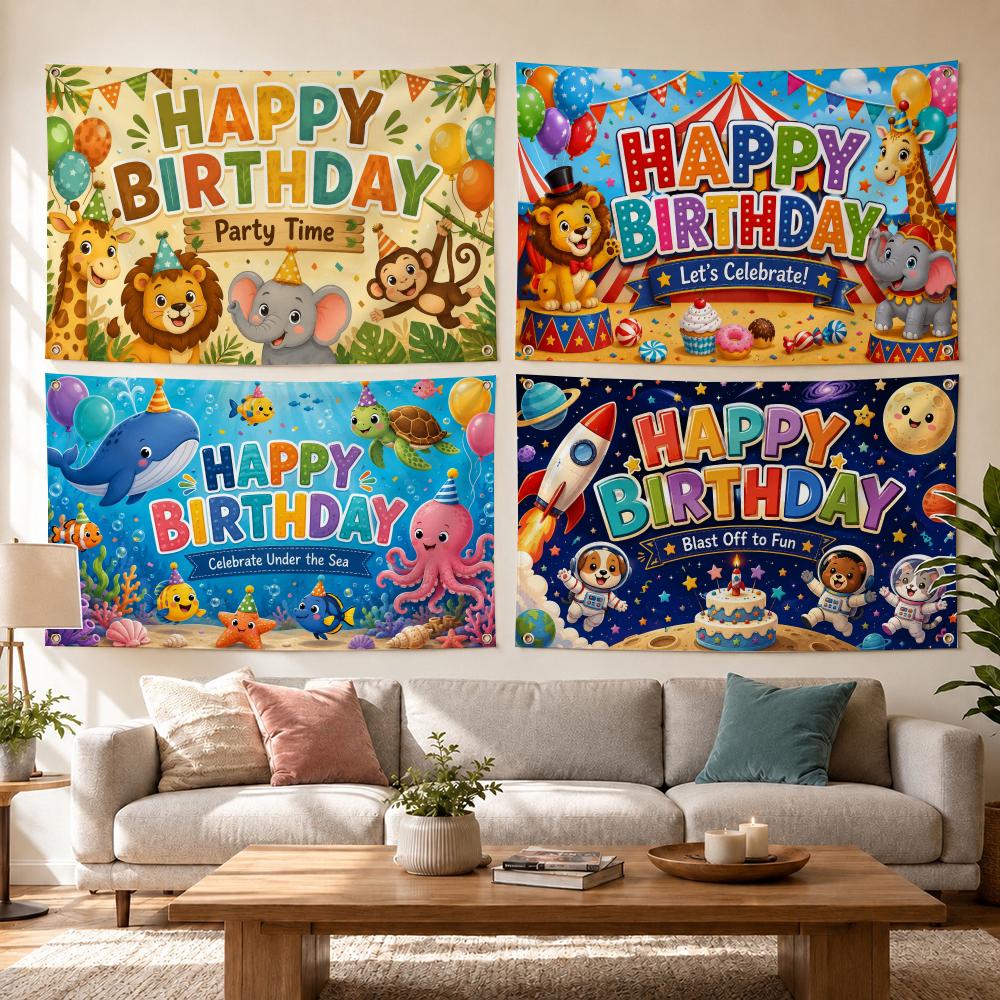 ธงปาร์ตี้วันเกิดแนวผจญภัย ธงสำ - Outdoor Adventure Birthday Party บทวิจารณ์และราคา