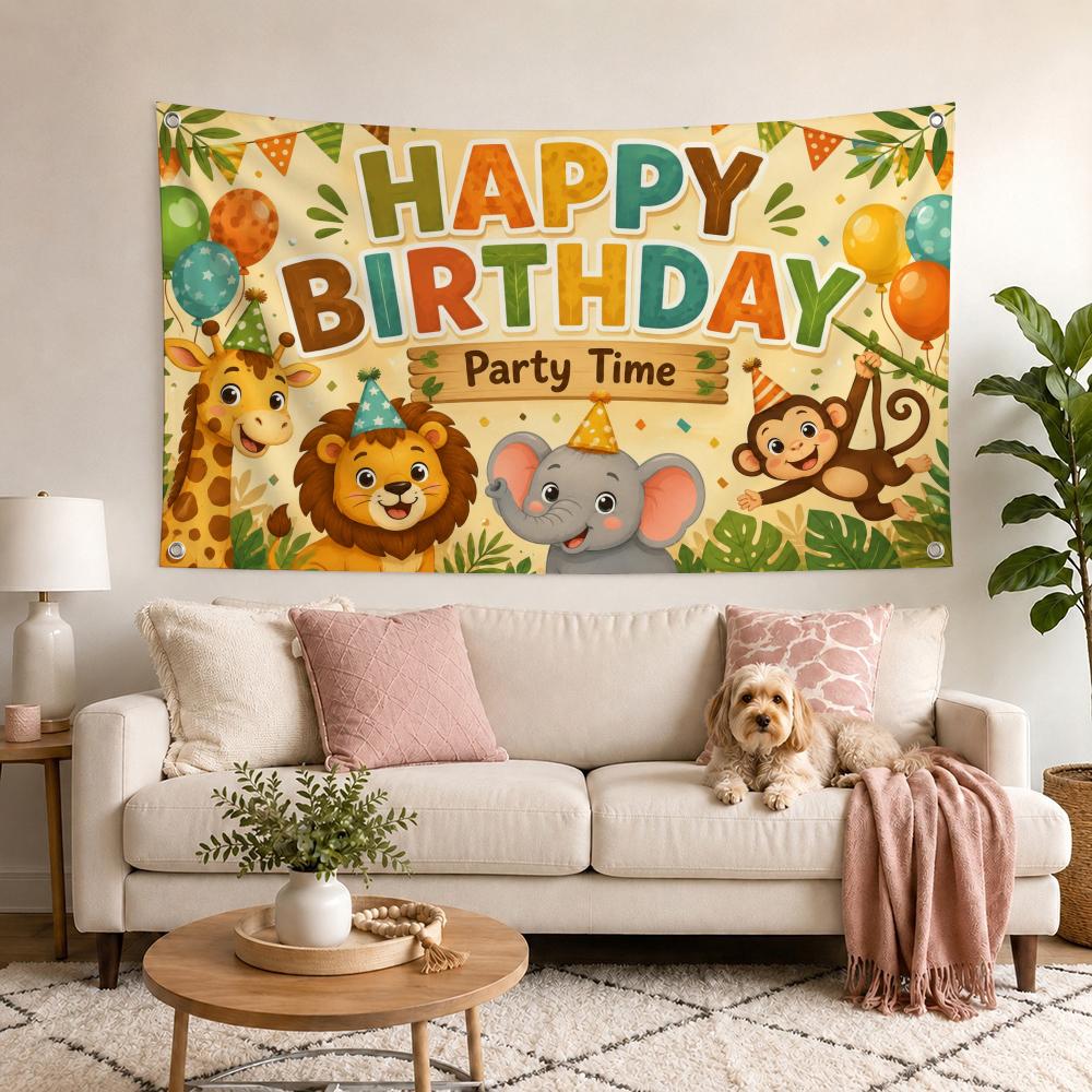 ธงปาร์ตี้วันเกิดแนวผจญภัย ธงสำ - Outdoor Adventure Birthday Party บทวิจารณ์และราคา