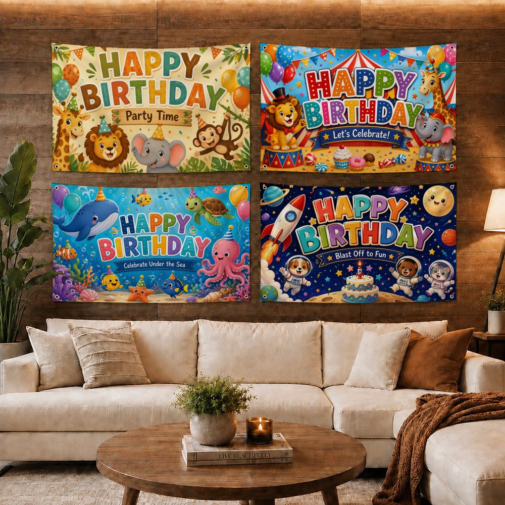 ธงปาร์ตี้วันเกิดแนวผจญภัย ธงสำ - Outdoor Adventure Birthday Party บทวิจารณ์และราคา