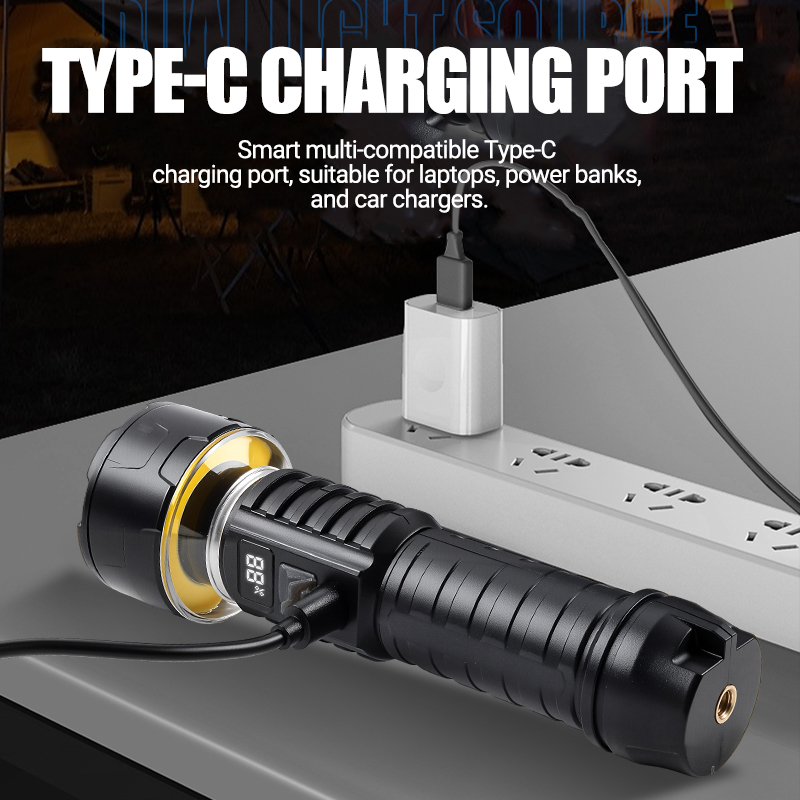 ไฟฉาย LED แบบ COB แบบชาร์จไฟได - Outdoor Adventure Trips บทวิจารณ์และราคา
