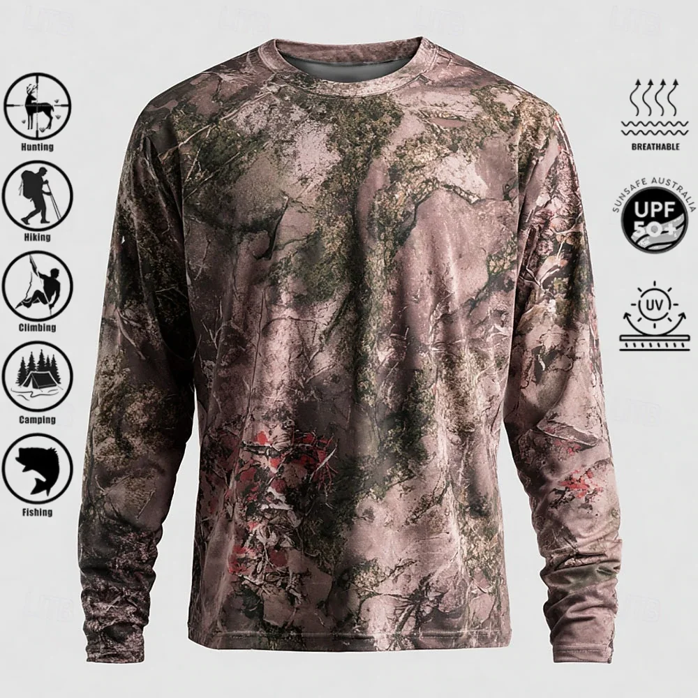 เสื้อยืดแขนยาวผู้ชาย โพลีเอสเต - Outdoor Adventure Trips บทวิจารณ์และราคา
