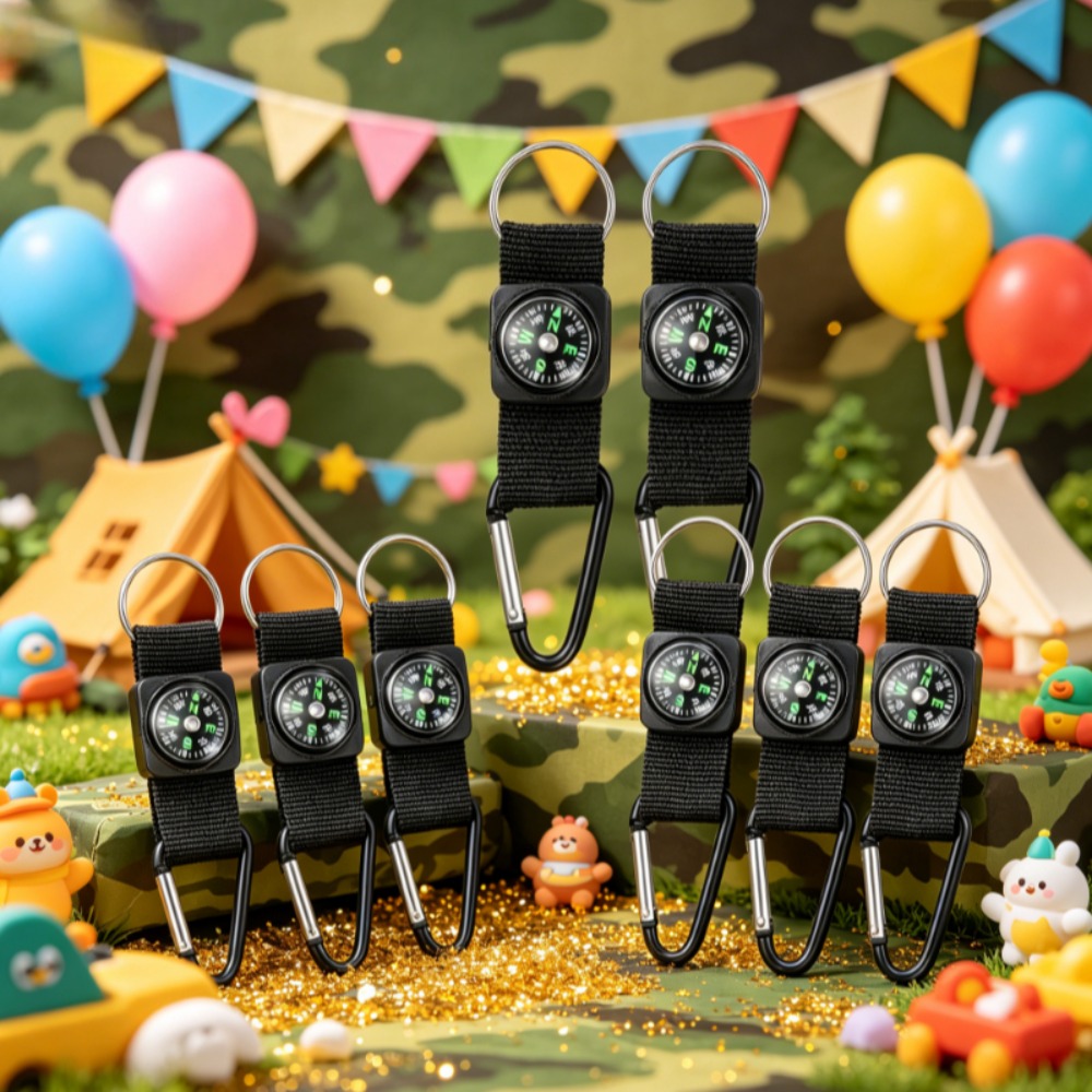 เข็มทิศ 6 ชิ้น พร้อมคลิปหนีบเข - Outdoor Adventure Birthday Party บทวิจารณ์และราคา