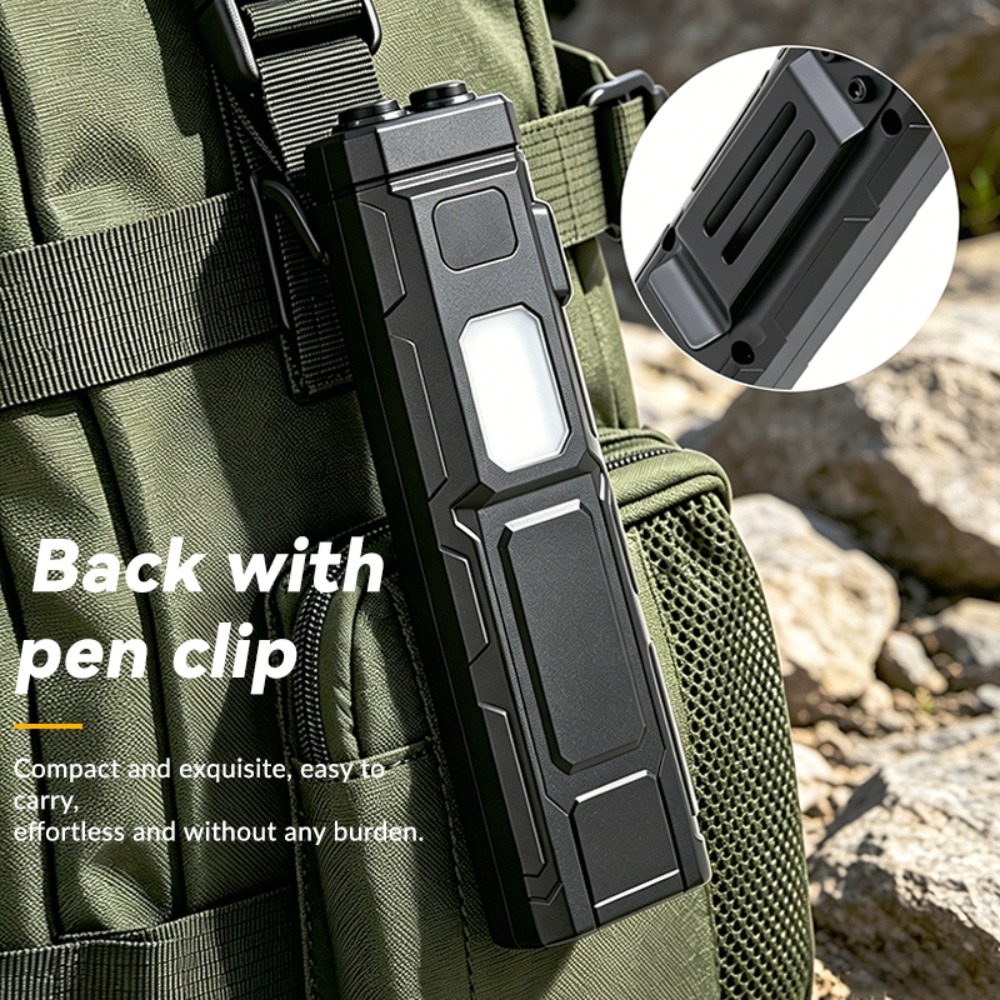 ไฟฉาย LED แบบ COB พร้อมคลิปหนี - Outdoor Adventure Trips บทวิจารณ์และราคา
