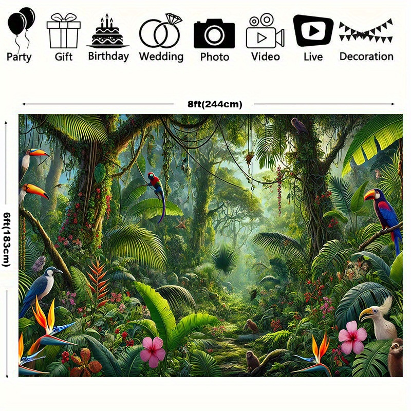 ฉากหลังผ้าแบนเนอร์ลายการผจญภัย - Outdoor Adventure Birthday Party บทวิจารณ์และราคา