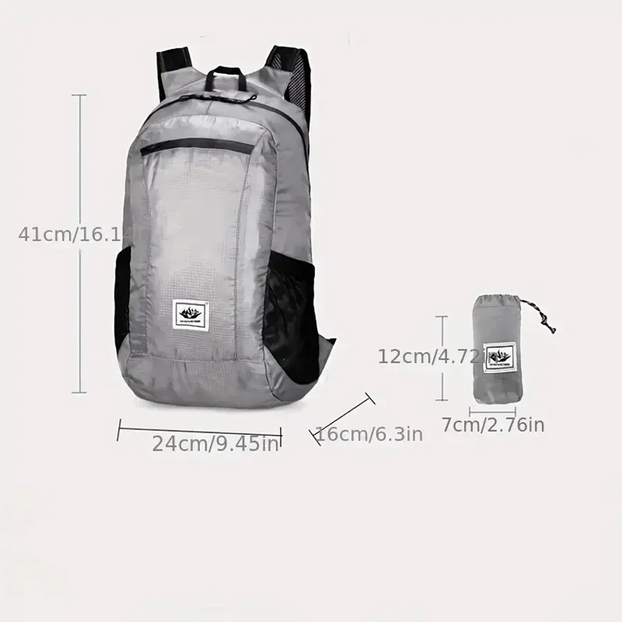กระเป๋าเป้พับได้แบบพกพา พร้อมส - Outdoor Adventure Backpack บทวิจารณ์และราคา