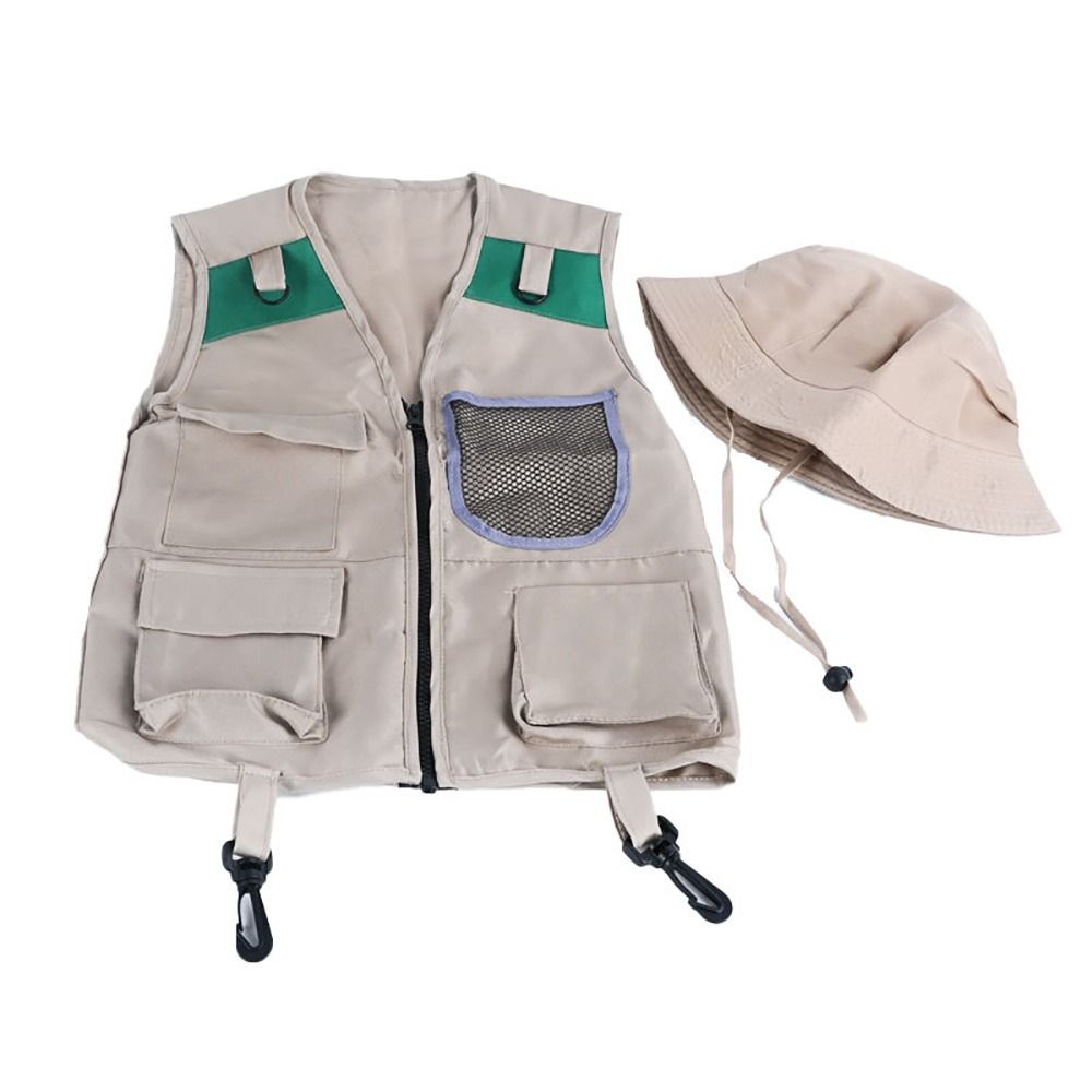 ชุดหมวกและเสื้อกั๊กสำหรับเด็กห - Outdoor Adventure Kit For Kids บทวิจารณ์และราคา