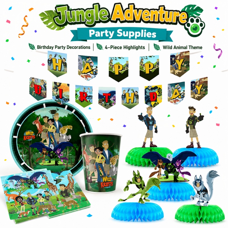 ปิกนิกวันเกิดไวลด์ครัตต์ส ชุดต - Outdoor Adventure Birthday Party บทวิจารณ์และราคา